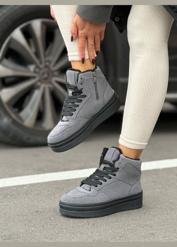 Кроссовки Vakko серые зима (314822704)