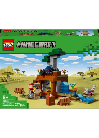Конструктор Лего Майнкрафт Експедиція в шахту броненосця Minecraft 21269 Lego (372012391)
