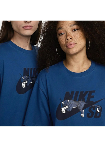 Синяя футболка мужская sb tee oc panther blue Nike