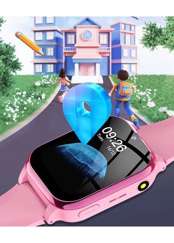 Смарт часы детские Y89 с фонариком, прослушкой, кнопкой SOS и GPS Умные детские часы для звонков Lemfo (396524581)