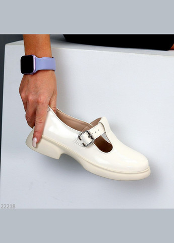 No Brand Туфли айвори з натуральная кожа, — (322565876)