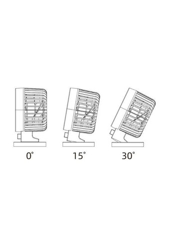 Настольный Вентилятор MF82 Desktop USB Dual Blade Fan бежевый XO (353309015)