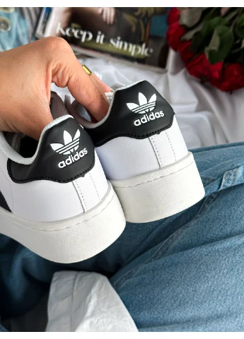 Білі Осінні кросівки чоловічі і жіночі adidas Superstar white | Адідас Суперстар