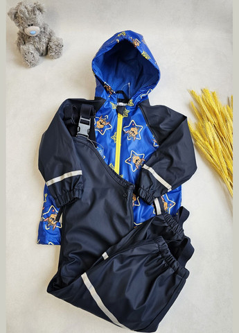 Дождевик детский костюм на флисе грязепруф Lupilu Куртка та Напівкомбінезон (322300230)