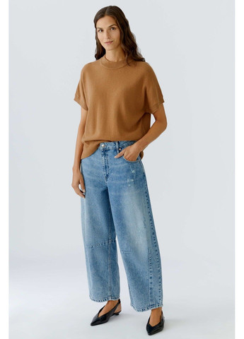 Коричневий демісезонний жіночий светр коричневий джемпер Oui