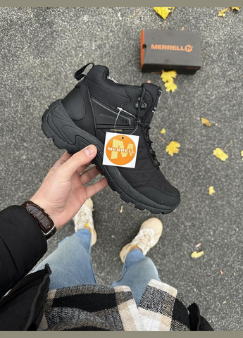 Чорні Зимовий стильні термо кросівки No Brand