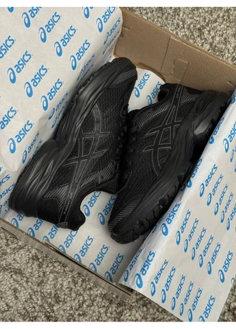 ASICS All Black No Brand Gel-Flux 4 чёрные (390079476)
