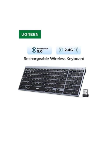 Бездротова клавіатура K552 | Bluetooth 5.0 + 2.4G | USB-C | Для Windows, Mac, Android, iPad, ПК Ugreen (402348112)