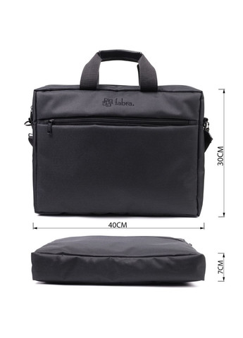 Ділова сумка для ноутбука з регульованим ременем та ущільненими стінками чорна (sku_22585) No Brand (328922363)