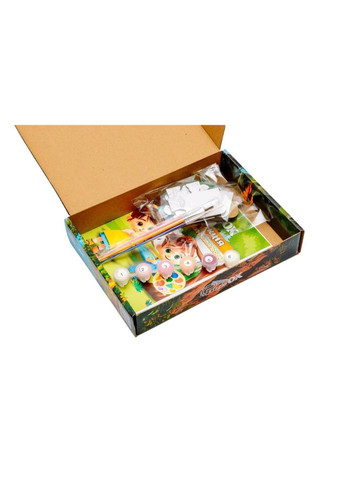 Деревянный пазл-раскраска А5 "Поросенок" Puz-22939 кисточка, краски, клейкая пленка PuzzleOK (315023012)