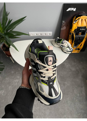 Бежеві Осінні кросівки чоловічі і жіночі adidas vento xlg deluxe beige green | адідас венто делюкс бежеві No Brand