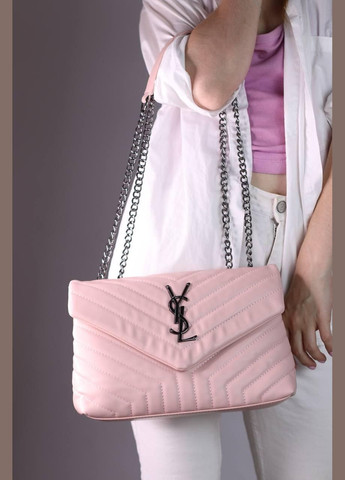 Женская сумка Yves Saint Laurent 30 silver pink, женская сумка, брендовая сумка Ив Сен Лоран, розового цвета No Brand (307925621)