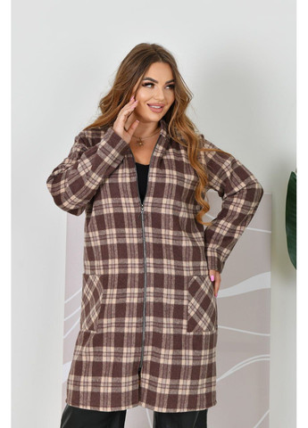 Коричневый демисезонный кардиган No Brand