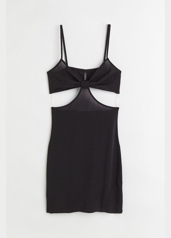 Чорна сукня H&M однотонна