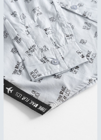 Серая рубашка Coccodrillo