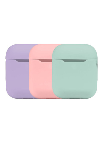 Футляр Silicone Case with hook для Airpods 1/2 Цвет 54.Atrovirens No Brand Apple AirPods 2,Apple AirPods 1/2 (336940578)