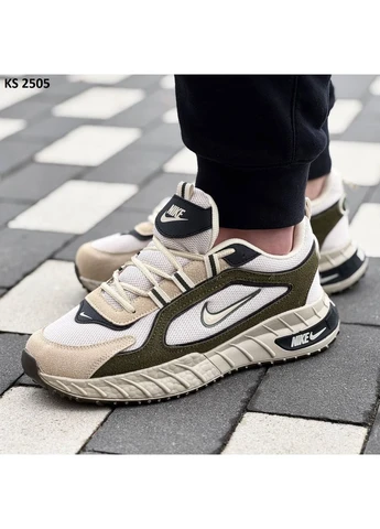 КРОССОВКИ ЖЕНСКИЕ NIKE AIR RUNNING MUSTARD НАЙК АИР РУННИНГ МУСТАРД No Brand комбинированные демисезоны (392014813)