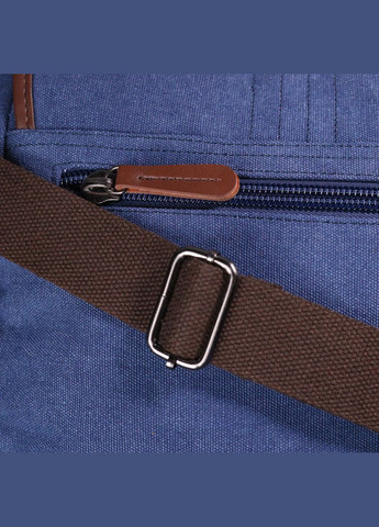 Сумка чоловіча через плече із текстилю 21250 Синя Vintage (302007769)