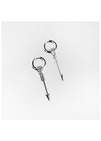 Сережка з підвіскою довгої стріли мінімалістична панк сережка-кільце корейська стиль унісекс для підлітка y2k гранж к-поп аніме No Brand (363264267)