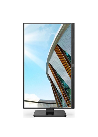 TFT 27" U27P2CA, IPS 4K UHD, 4ms, HDMIx2, DP, USB hub, USBC, HAS, Pivot, колонки, черный AOC (314748855)