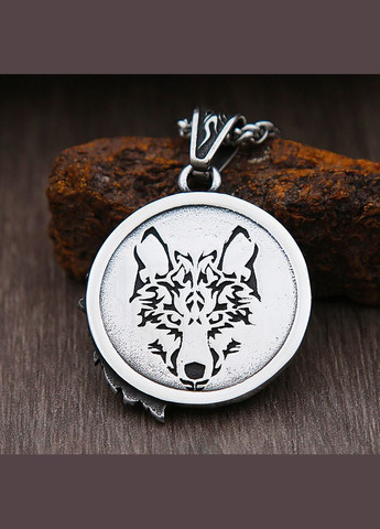 Кулон із ланцюжком чоловічий голова вовка STORE 115 (328602674)