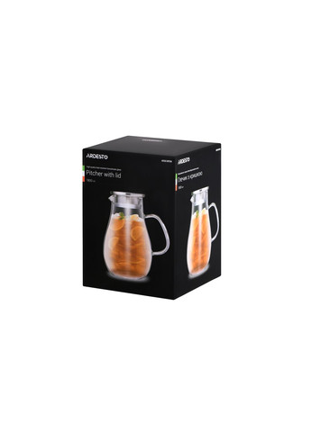 Глечик з кришкою 1800 мл боросиликатное Скло AR2618PGN Ardesto (334880830)