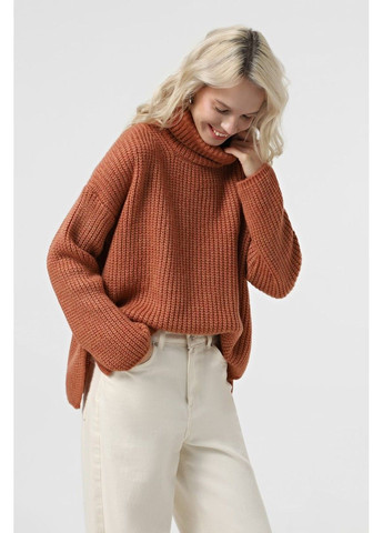 Темно-коричневий зимовий светр sw974 Sewel