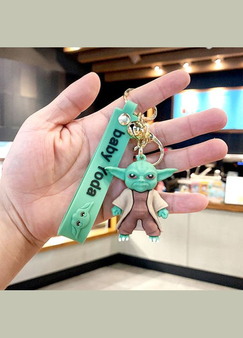 Брелок Йода мандалорец Мастер Йода Звездные войны Star Wars Yoda на рюкзак, ключи Shantou (296723011)