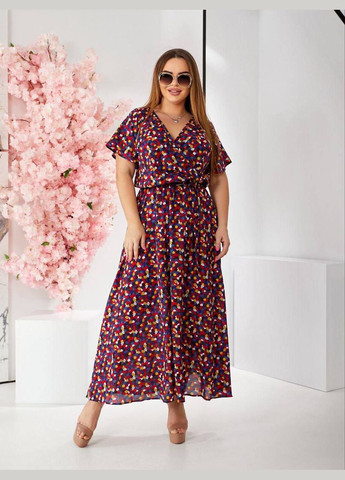 Червона повсякденний сукня максі літня popluzhnaya