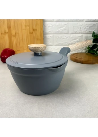 Ківш з кришкою 1.9 л Сірий Алюміній для всіх типів плит Panna Pepper (303209980)