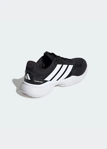 Черные летние кроссовки gamecourt 3 all court tennis adidas