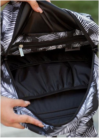 Рюкзак женский тканевый 16 л спортивный городской маленький Черный 39475 Sambag (355884733)