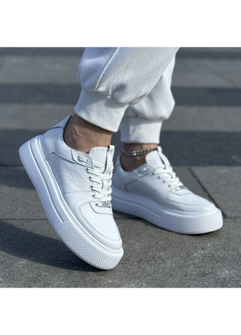 Білі кеди жіночі білі. натуральна шкіра флотар. 39 розмір Vasha para