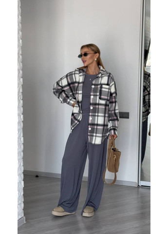 Сорочка oversize з двостороннього флісу Polar — ЗАМІРИ В ОПИСІ DK/DL Мода без кордонів (370236324)