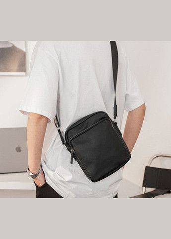 Мужская сумка планшетка эко кожа черная No Brand (301212250)