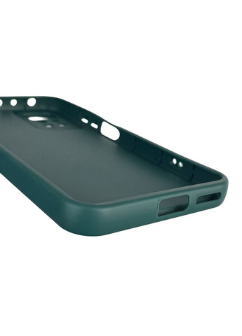 Чехол силиконовый Soft Touch с 3D принтом Майнкрафт для Redmi Note 12 Pro темно-зеленый (Полная защита камеры) Xiaomi (373425100)