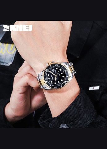 1779TGDBK Silver-Gold-Black Skmei (372946568)