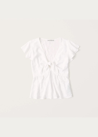 Белая рубашка Abercrombie & Fitch
