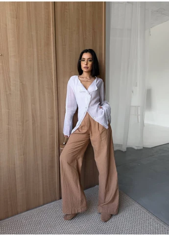 Белая блузка женская стильная Style Point