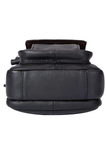 Шкіряна сумка крос боді чоловіча месенджер через плече чорна 14816 Vintage (329198826)