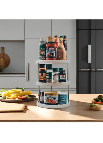 Триярусний органайзер підставка стійка для косметики кухонного приладдя особистих речей (480940-Prob) Unbranded (348781816)