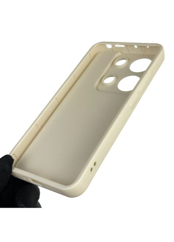 Чохол силіконовий Soft Touch для Poco M6 Pro 4G молочний (Повний захист камери) Xiaomi (366389838)