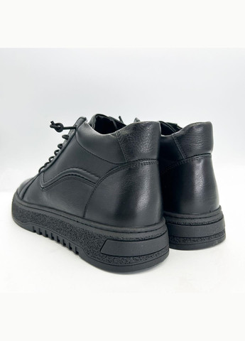 Черные осенние ботинки (р) кожа 0-2-2-4626988 Kadar