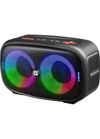 Акустична система 1.0 Q5 20 Вт Bluetooth/FM/USB/TF/IPX5, LED, чорна Defender (360395612)