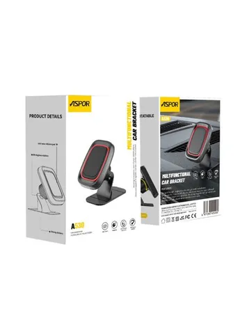 Автотримач Aspor A530 Magnetic, Black No Brand (402258273)