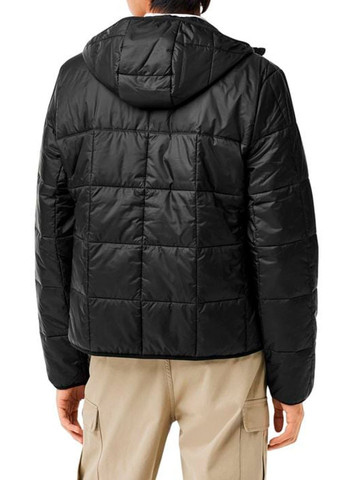 Черная демисезонная короткая черная куртка lacoste No Brand