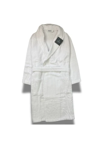 Банный махровый халат New Plus White Белый Sorema (387644846)