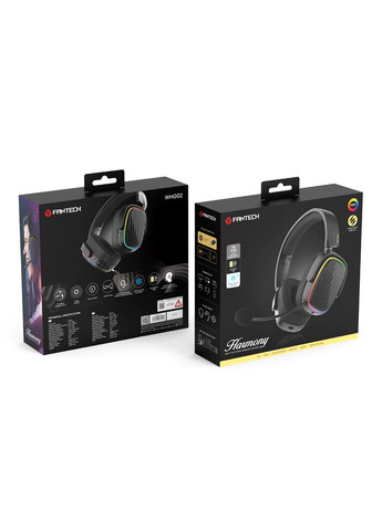 Ігрові Навушники WHG02 Harmony, 3 Modes (Wired, BT, 2.4Ghz) Fantech (368831317)