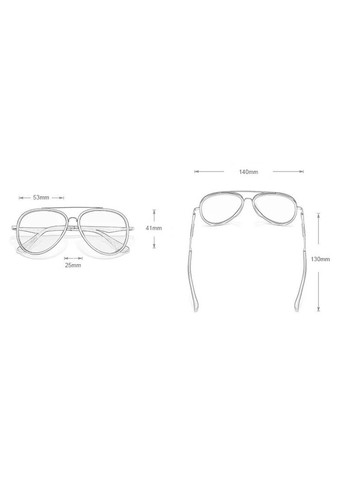 Мужские поляризационные солнцезащитные очки N7936 Gold Brown KINGSEVEN (306460125)