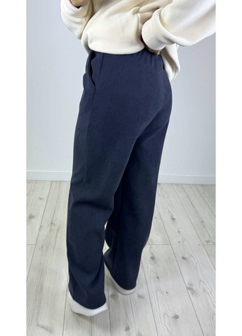 Теплые женские брюки палаццо из вельвета на флисе Україна (370641953)